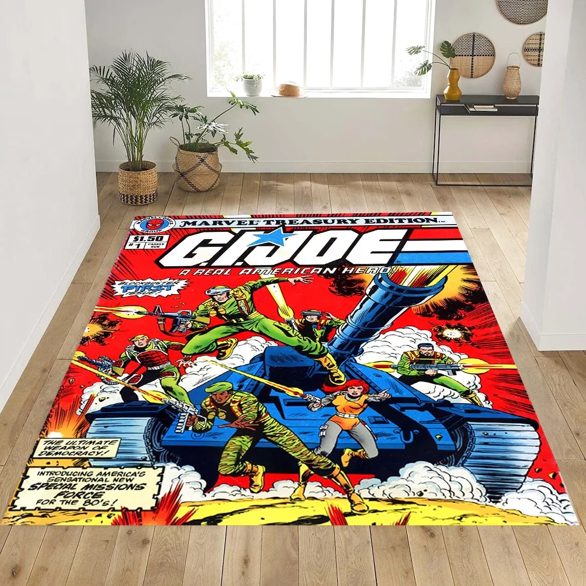 GI Joe A Real American Hero Rectangle Rug
