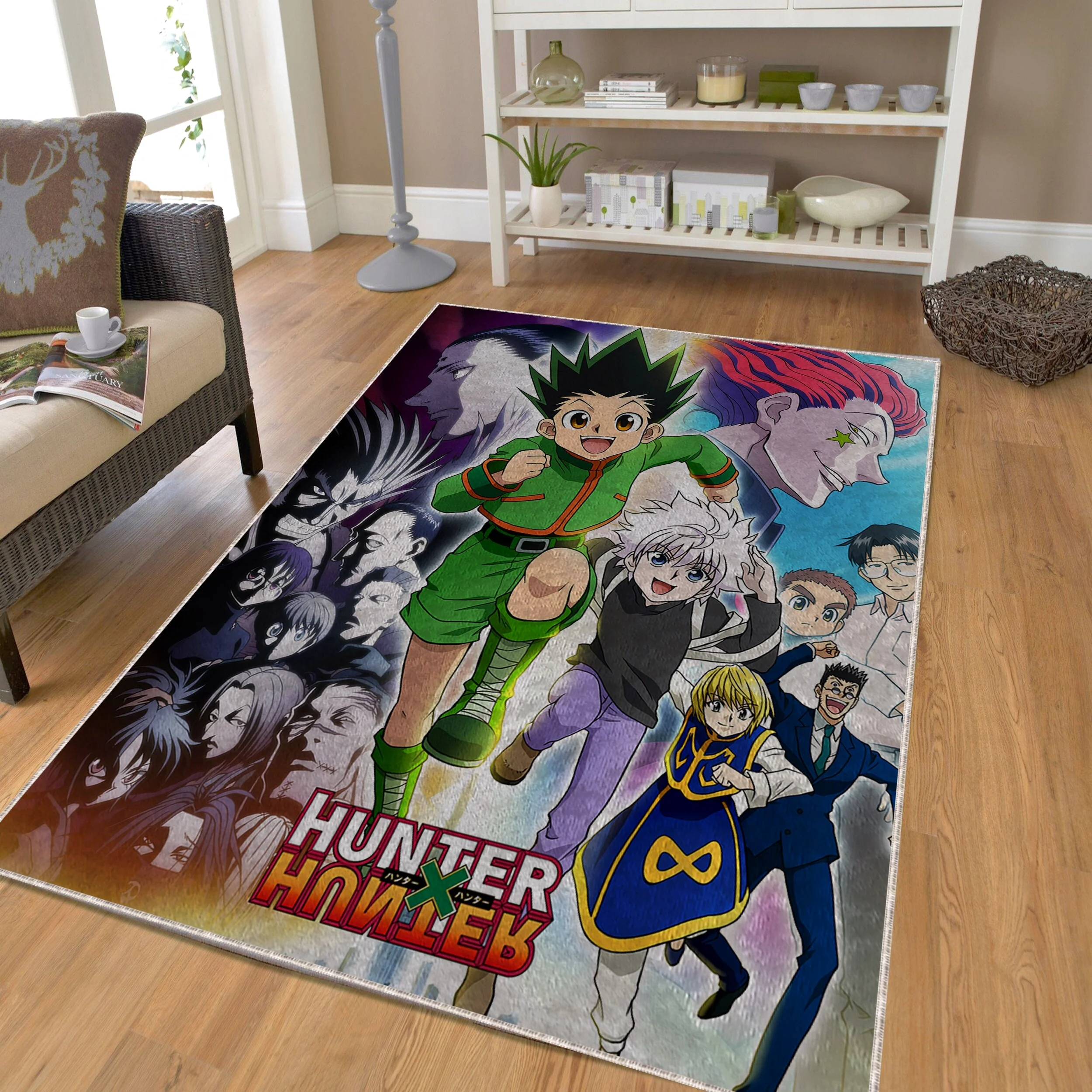 Hunter x Hunter Rug Soft Microfiber, Base Rectangle Rug