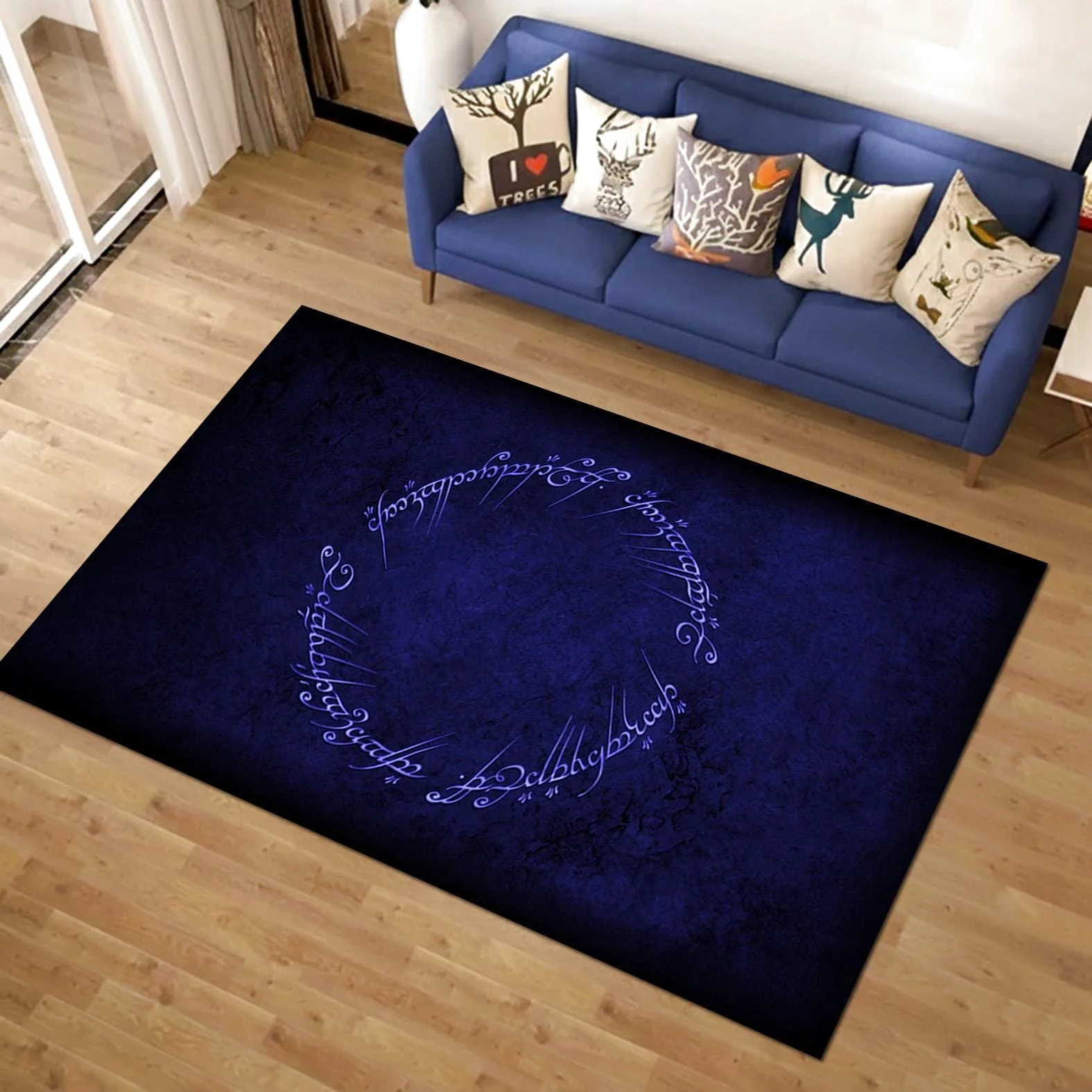 Lord Of The Rings Magical Rectangle Rug