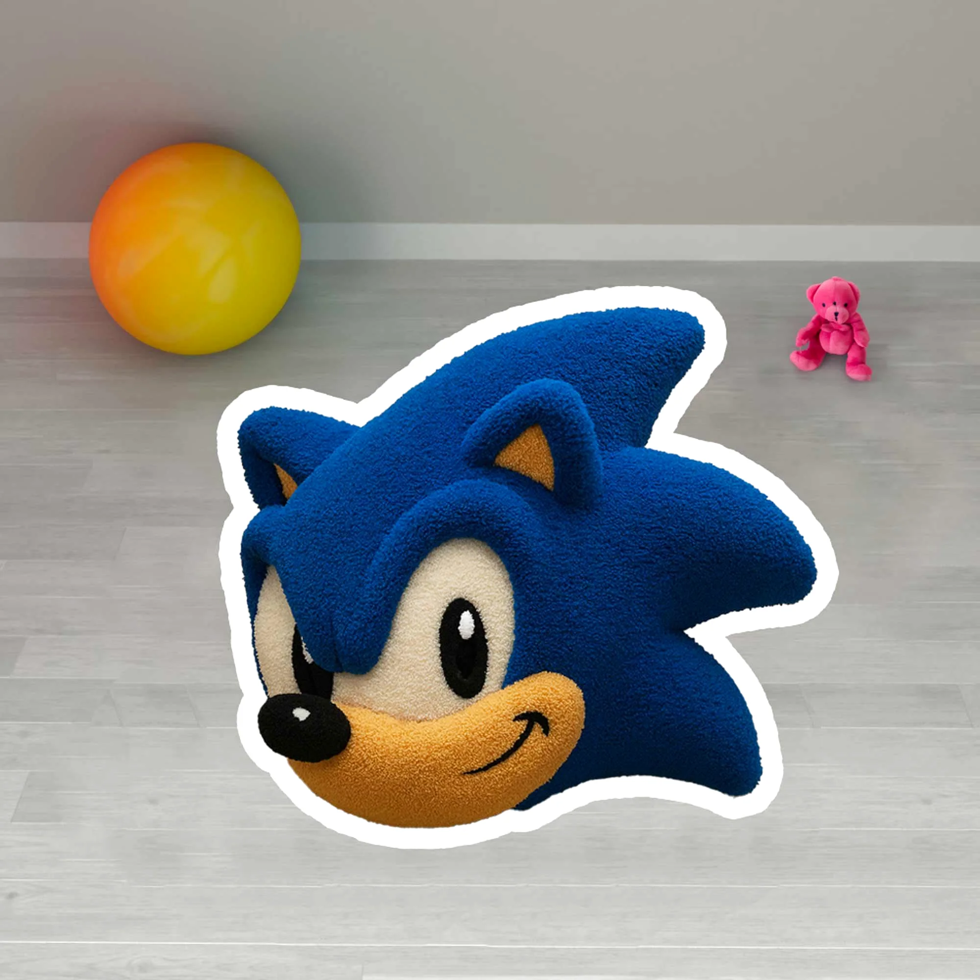 Sonic The Hedgehog Custom Shaped Rug