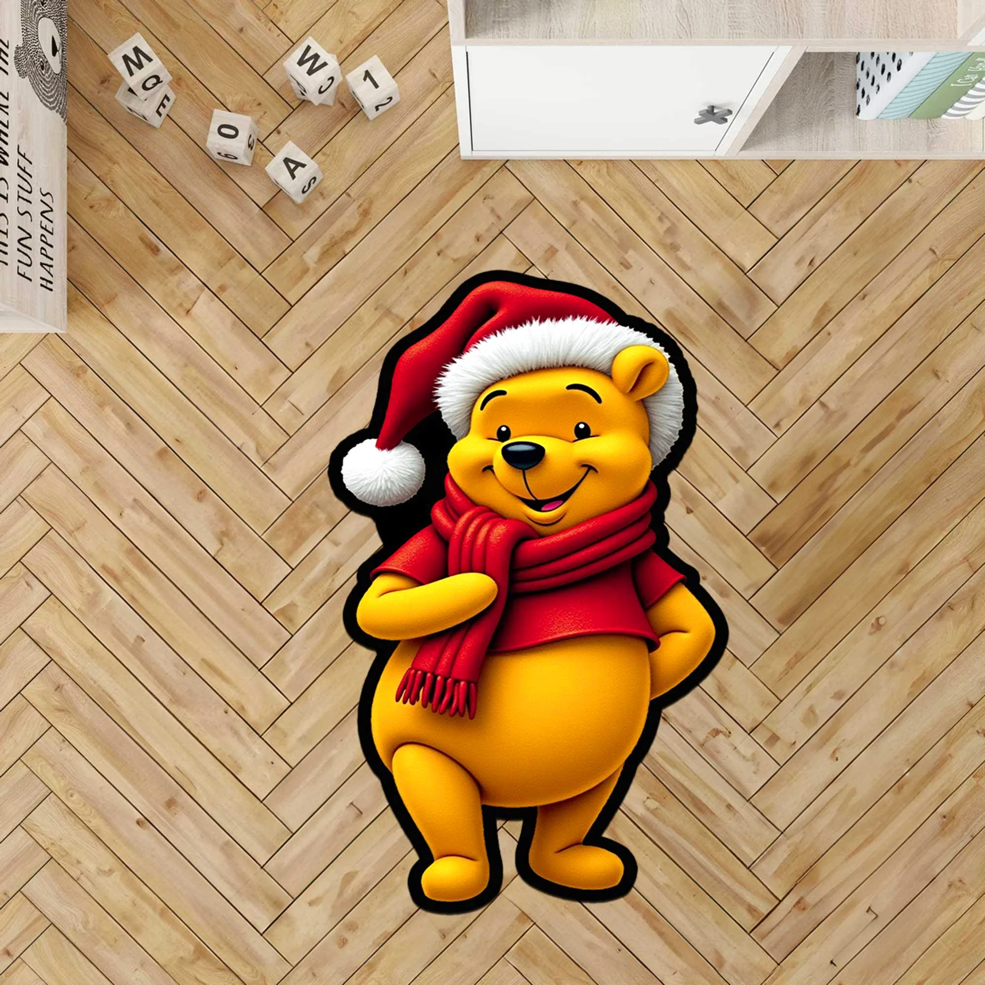 Winnie the Pooh Shaped Rug